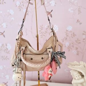 Balenciaga First Classic Studs Bag Pink